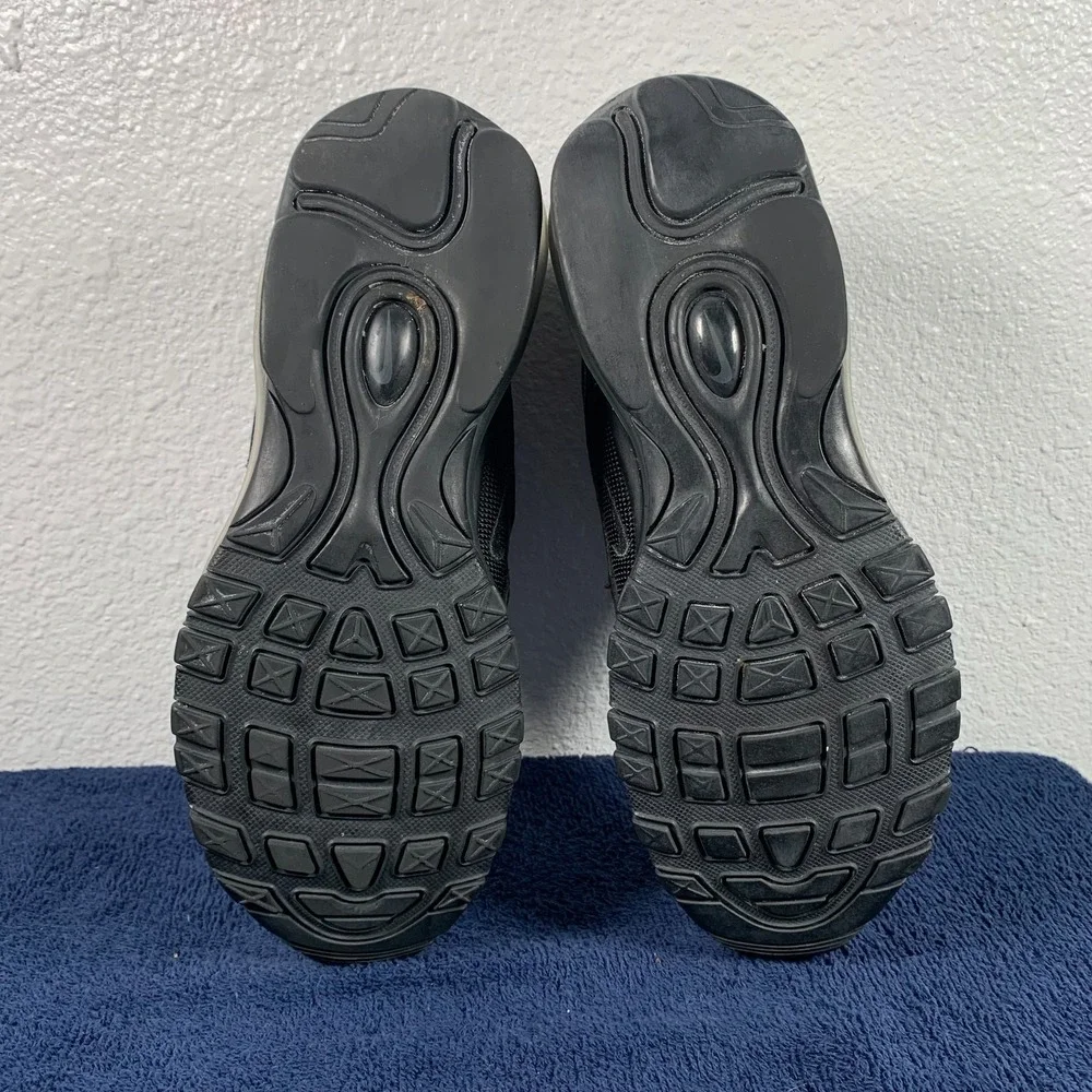 Nike Air Max 97 Shoes Womens Size 9 Black Smoke Grey Black Sneakers DH8016-002